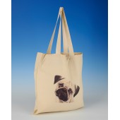 8613 Shopper Bag-MARK CHARLES-COLOURED PUG
